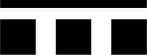 DC sign, represented with a horizontal rectangle. Below the rectangle, there are three squares, separated evenly. The rectangle and squares are black-colored.